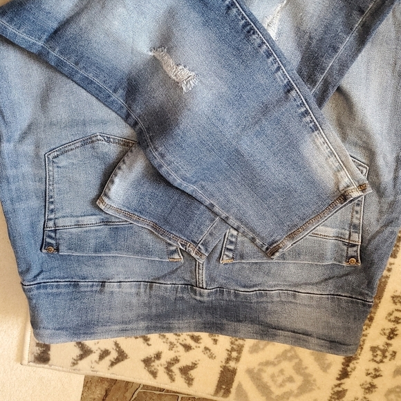 Rock  & Republic  Demin slimming denim crop Pull on denim leggings jeans.sz16 - Picture 8 of 8